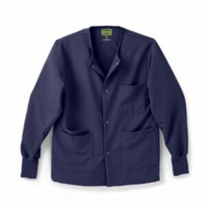 Medline AVE West End Unisex Scrub Warmup Jacket Navy Blue